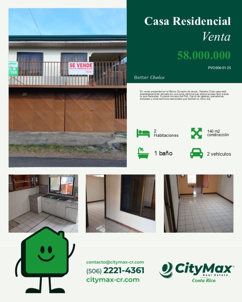 Casa en Venta en Heredia, Costa Rica