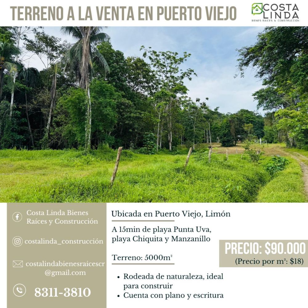 Terreno general en Venta en Limon (Puerto Limon), Costa Rica
