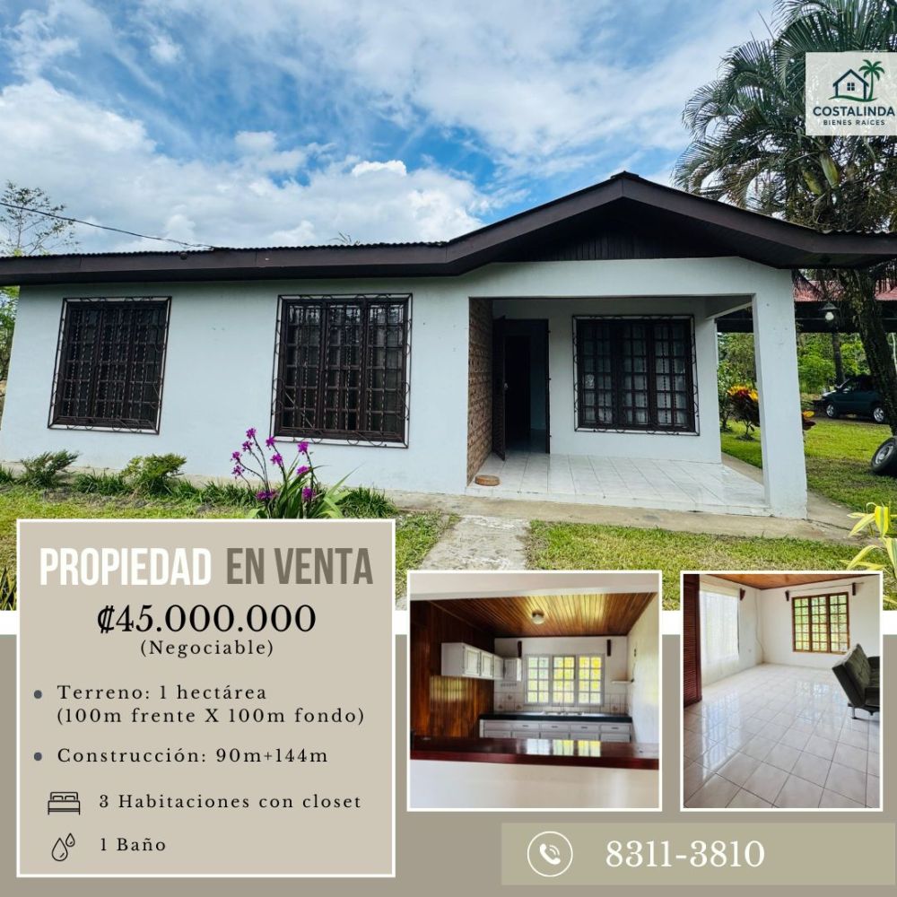 Terreno general en Venta en Guapiles, Costa Rica
