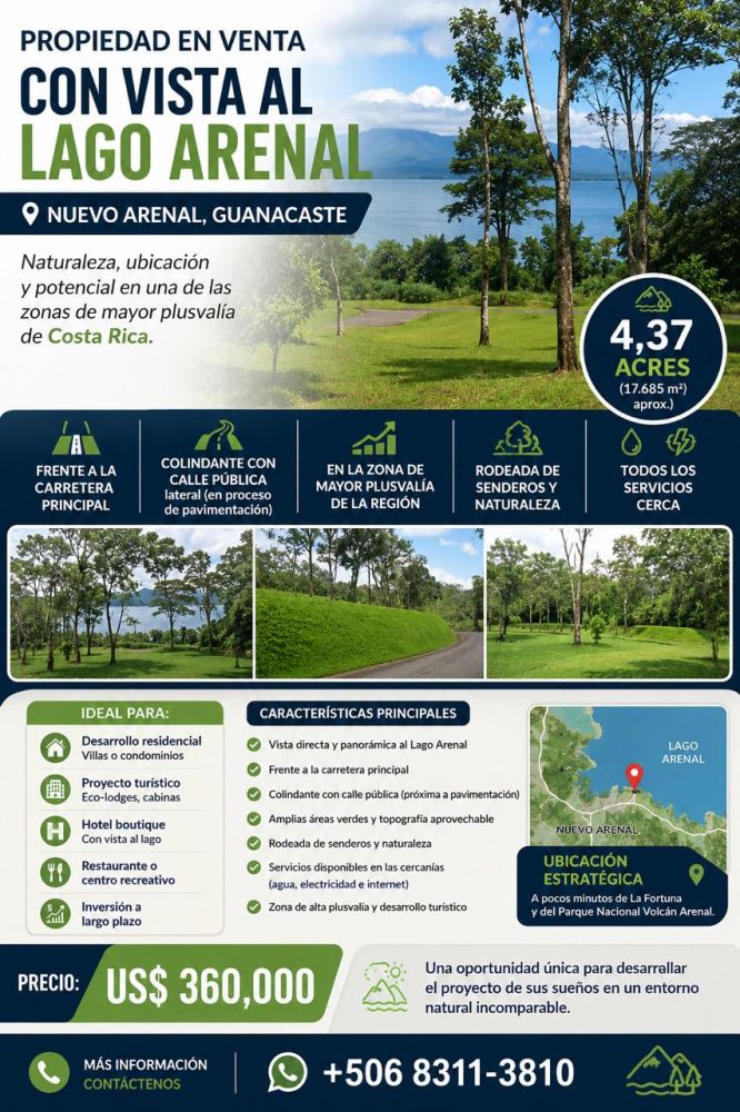 Terreno general en Venta en , Costa Rica