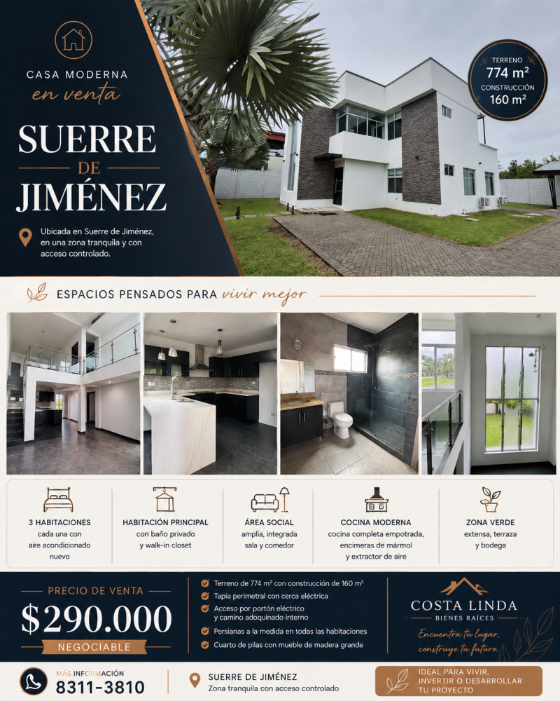 Casa en Venta en Guapiles, Costa Rica